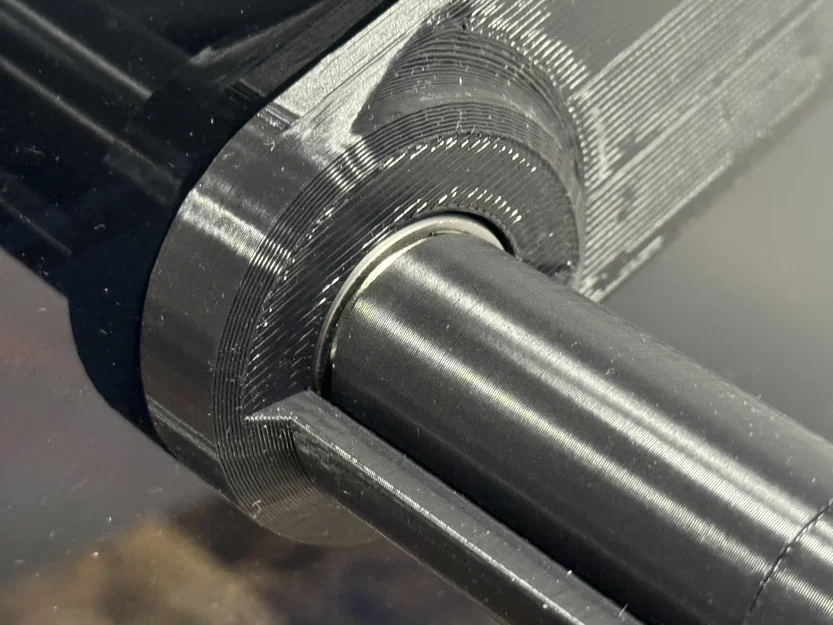 Creality K1/K1C: Con lăn treo cuộn gắn hông + peg Bowden xoay - Image 3