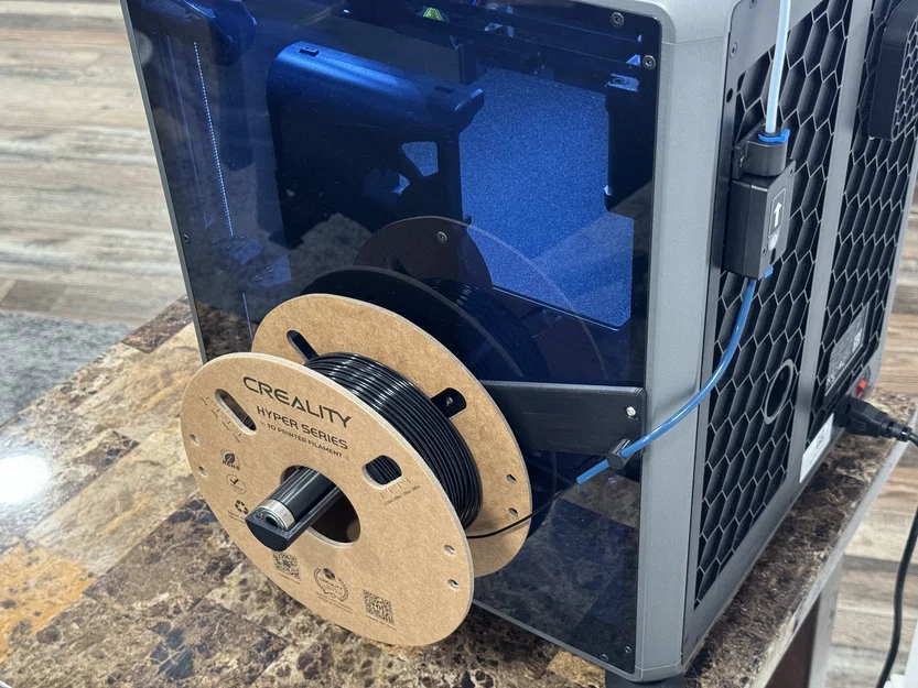 Creality K1/K1C: Con lăn treo cuộn gắn hông + peg Bowden xoay - Image 7