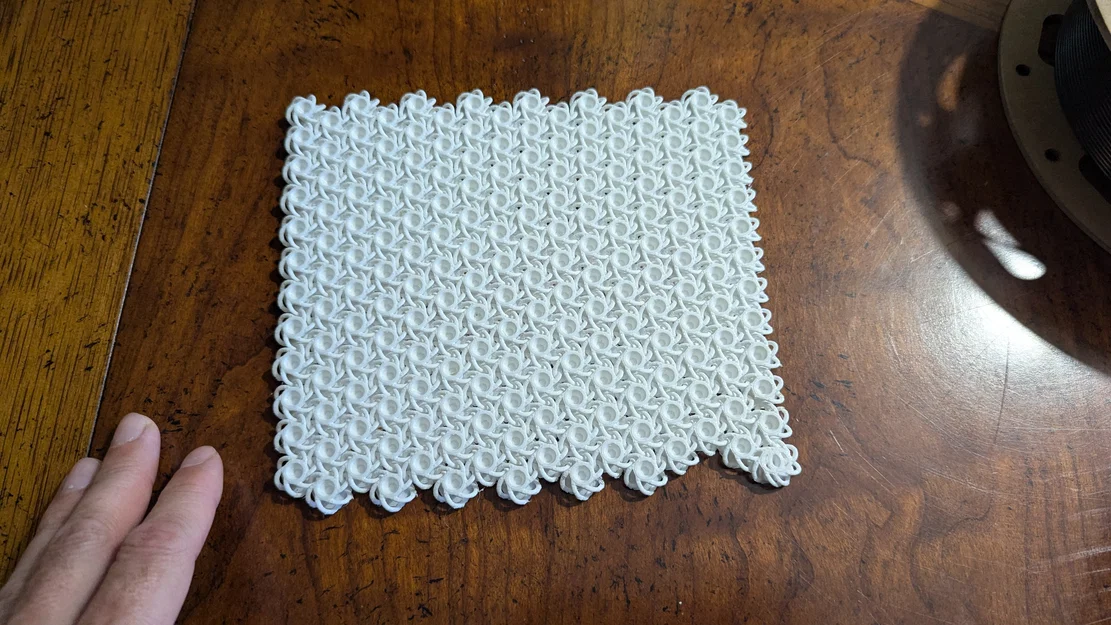 Vải chainmail dẻo NASA kèm Worm Logo - Image 4