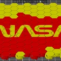 Vải chainmail dẻo NASA kèm Worm Logo - Thumbnail 5
