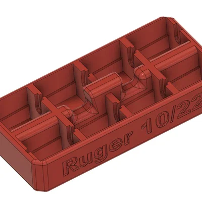 Ruger 10/22 (WIP): Khay Milwaukee Deep Tray + Insert magazine 10/22 (8 cái)