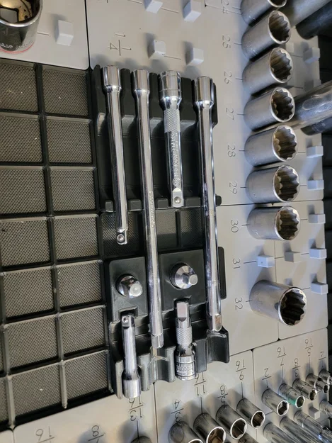 Khay Đựng Thanh Nối Dài Đầu Tuýp Chuẩn Gridfinity - Image 1