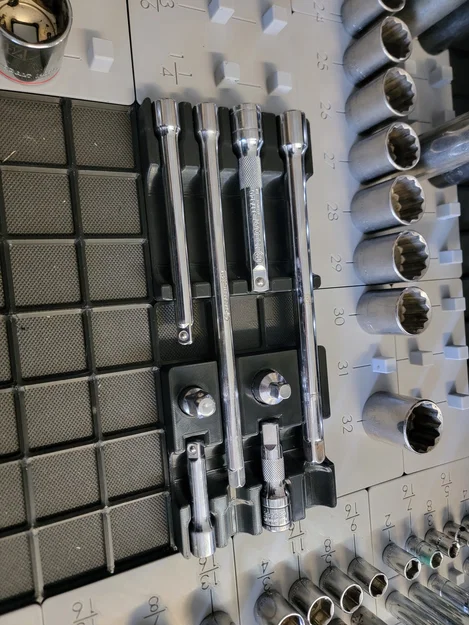 Khay Đựng Thanh Nối Dài Đầu Tuýp Chuẩn Gridfinity - Image 2