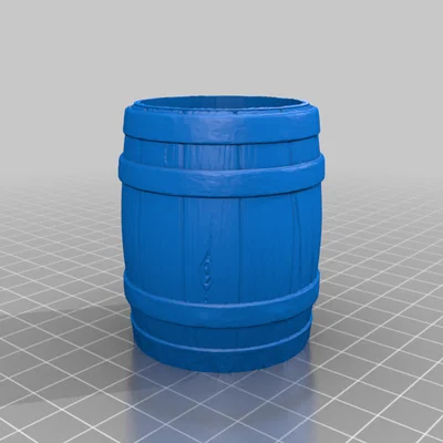 Ly uống rượu 3D hình thùng gỗ (Barrel Shot Glass) siêu chất