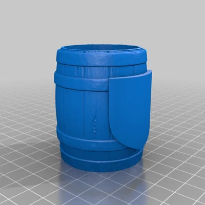 Ly uống rượu 3D hình thùng gỗ (Barrel Shot Glass) siêu chất