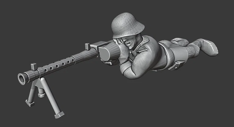 Lính bộ binh Đức Thế chiến II (World War Two German Infantry) 28mm - Image 1
