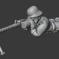 Lính bộ binh Đức Thế chiến II (World War Two German Infantry) 28mm - Thumbnail 1