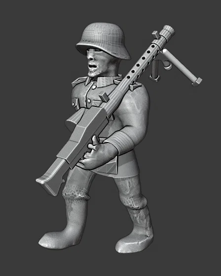 Lính bộ binh Đức Thế chiến II (World War Two German Infantry) 28mm - Image 2