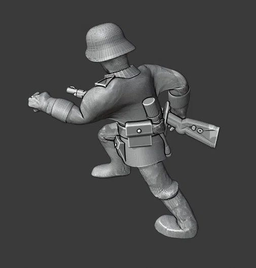 Lính bộ binh Đức Thế chiến II (World War Two German Infantry) 28mm - Image 3