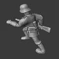 Lính bộ binh Đức Thế chiến II (World War Two German Infantry) 28mm - Thumbnail 3