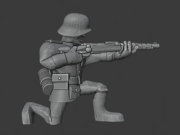Lính bộ binh Đức Thế chiến II (World War Two German Infantry) 28mm - Image 4