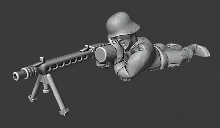 Lính bộ binh Đức Thế chiến II (World War Two German Infantry) 28mm - Image 5