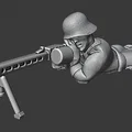 Lính bộ binh Đức Thế chiến II (World War Two German Infantry) 28mm - Thumbnail 5