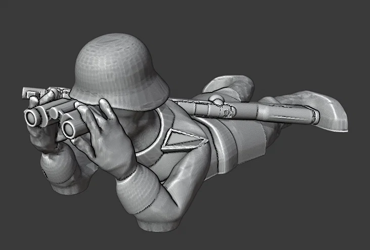 Lính bộ binh Đức Thế chiến II (World War Two German Infantry) 28mm - Image 6