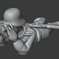 Lính bộ binh Đức Thế chiến II (World War Two German Infantry) 28mm - Thumbnail 6