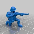 Lính bộ binh Đức Thế chiến II (World War Two German Infantry) 28mm - Thumbnail 14