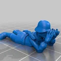 Lính bộ binh Đức Thế chiến II (World War Two German Infantry) 28mm - Thumbnail 15