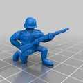 Lính bộ binh Đức Thế chiến II (World War Two German Infantry) 28mm - Thumbnail 17