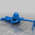 Lính bộ binh Đức Thế chiến II (World War Two German Infantry) 28mm - Thumbnail 20