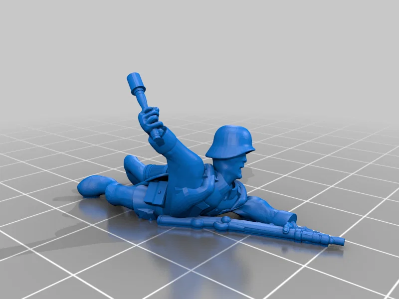 Lính bộ binh Đức Thế chiến II (World War Two German Infantry) 28mm - Image 24