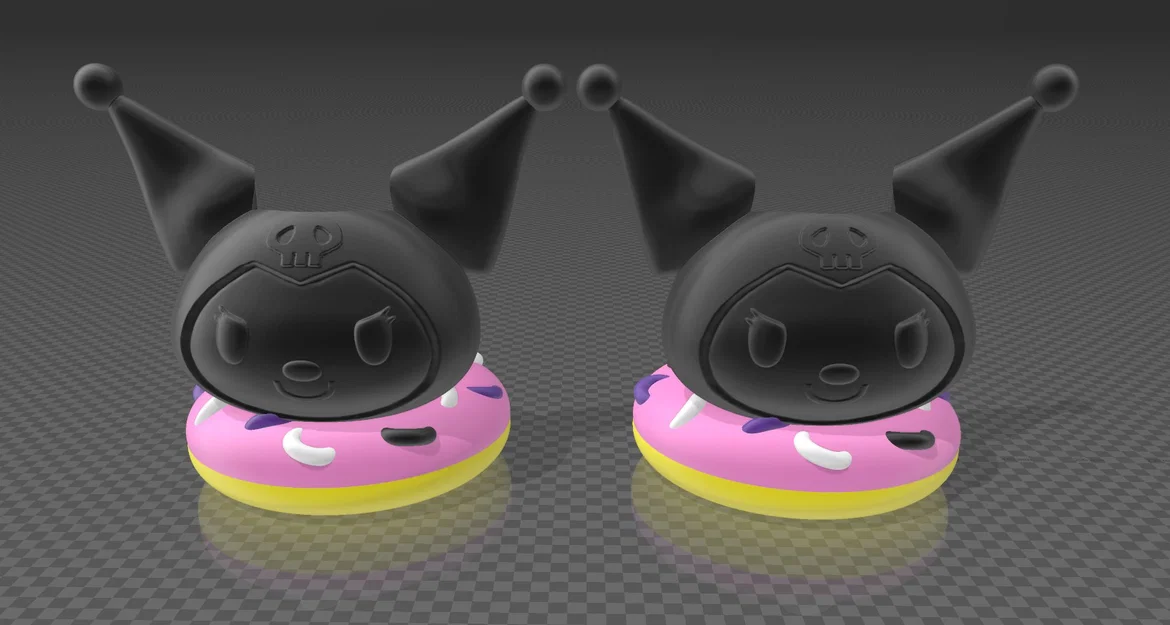 Chậu trồng cây Kuromi Doughnut - Image 1