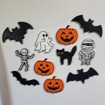 Magnet Tủ Lạnh Halloween Dễ Thương!