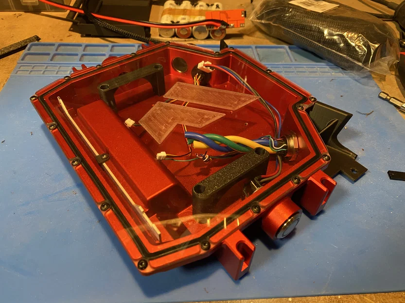 Bracket gắn pin phía trước cho Funwheel Box (Front Battery Bracket) - Image 3