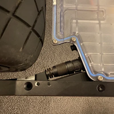 Bộ kẹp cố định dây motor & khay gắn AirTag cho Onewheel GT