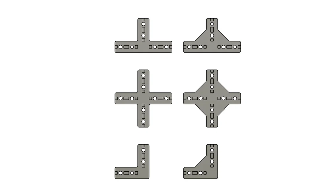 Khớp nối nhôm định hình 2020 Extrusion Connections - Image 1