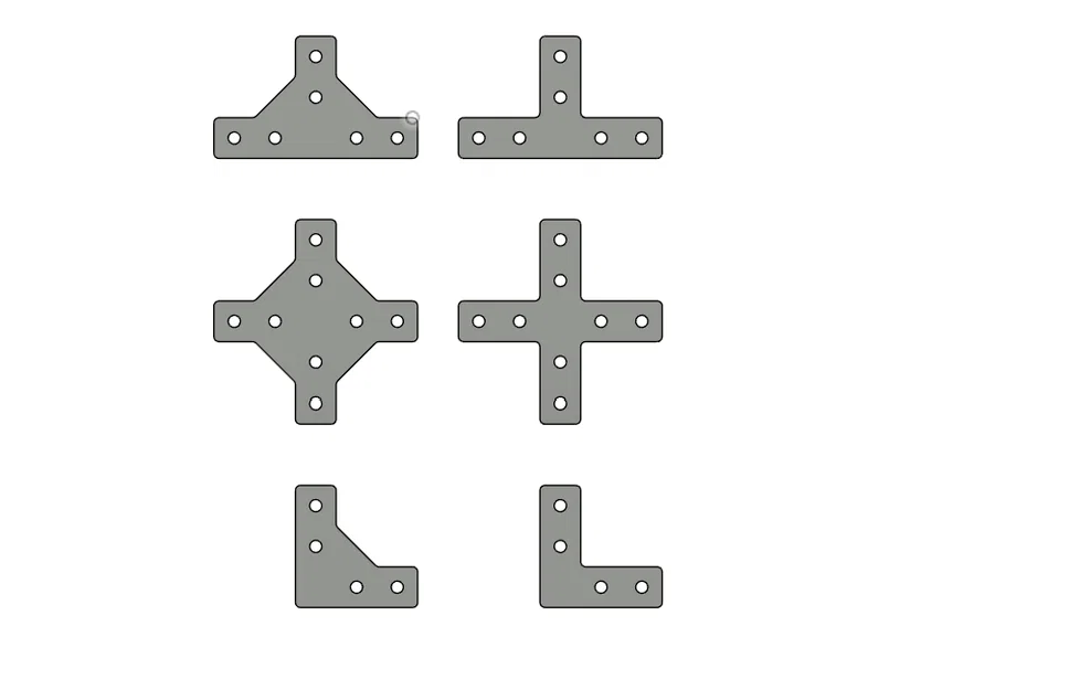 Khớp nối nhôm định hình 2020 Extrusion Connections - Image 2