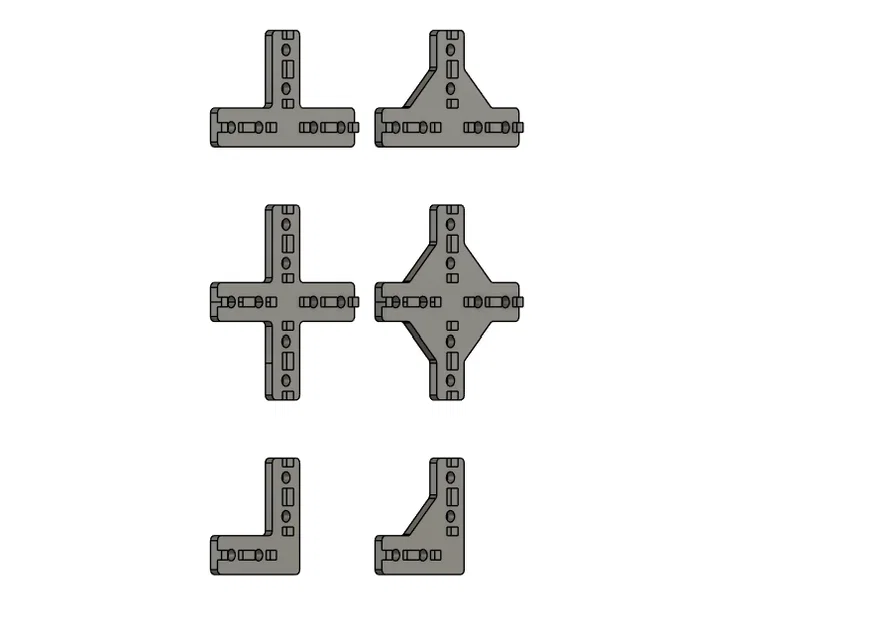Khớp nối nhôm định hình 2020 Extrusion Connections - Image 3