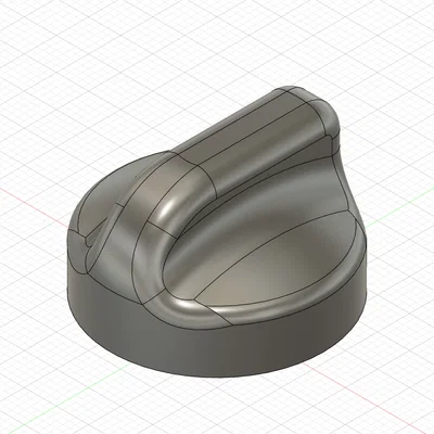 Núm vặn thay thế cho lò nướng - Giải pháp in 3D sửa chữa tại nhà