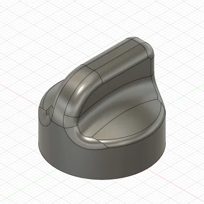 Núm vặn thay thế cho lò nướng - Giải pháp in 3D sửa chữa tại nhà