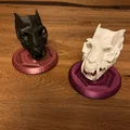 Đầu Lâu Người Sói Kèm Chân Đế (Werewolve Skull with Stand) - Thumbnail 2