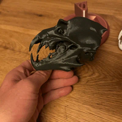 Đầu Lâu Người Sói Kèm Chân Đế (Werewolve Skull with Stand)