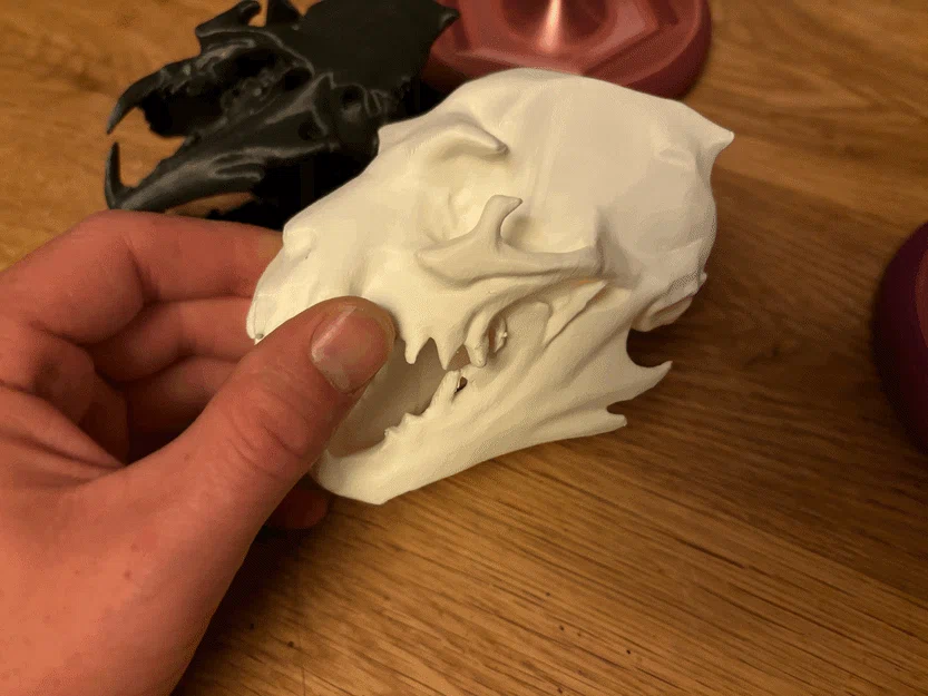 Đầu Lâu Người Sói Kèm Chân Đế (Werewolve Skull with Stand) - Image 7