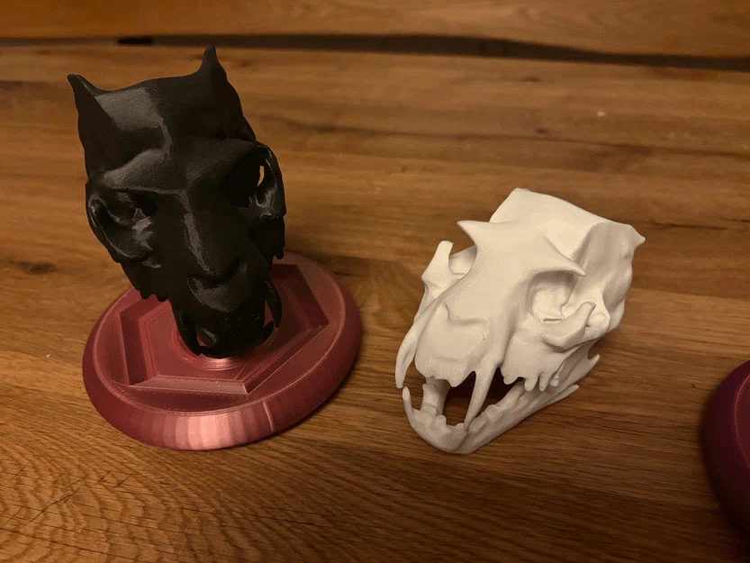 Đầu Lâu Người Sói Kèm Chân Đế (Werewolve Skull with Stand) - Image 10