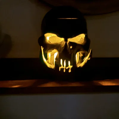 Đèn sọ Orc (Orc Skull Lamp / Ork Schädel Lampe)