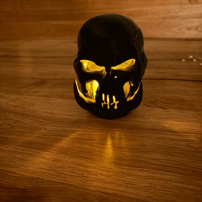 Đèn sọ Orc (Orc Skull Lamp / Ork Schädel Lampe)