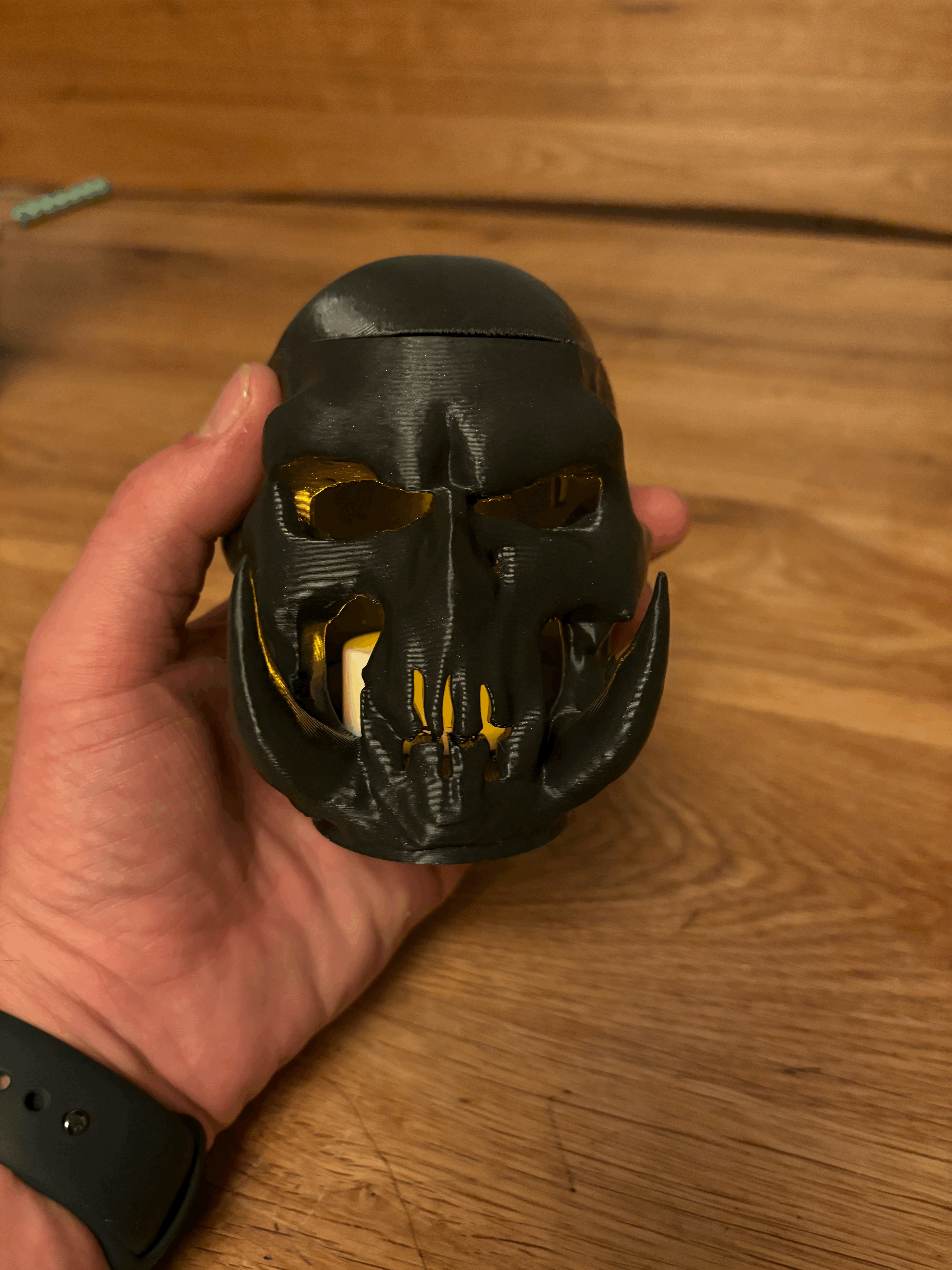 Đèn sọ Orc (Orc Skull Lamp / Ork Schädel Lampe) - Thumbnail 11