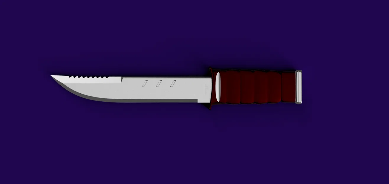 Mô hình dao chiến thuật Dummy Knife in 3D đẹp mắt - Image 1