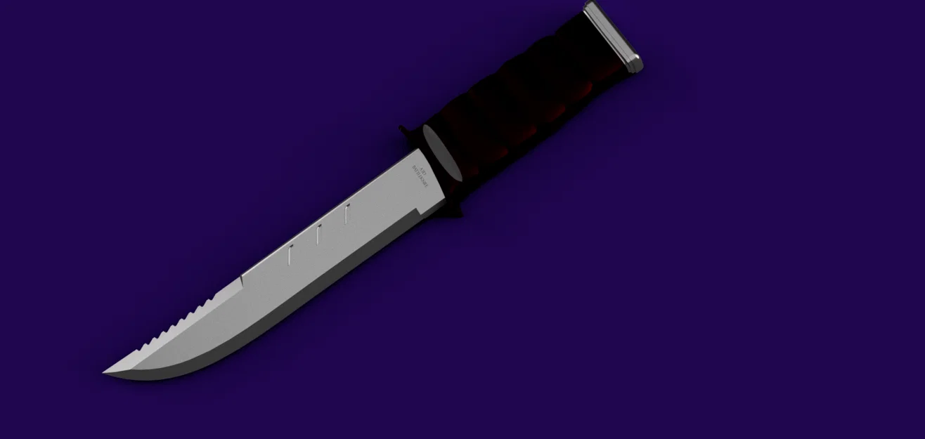 Mô hình dao chiến thuật Dummy Knife in 3D đẹp mắt - Image 2