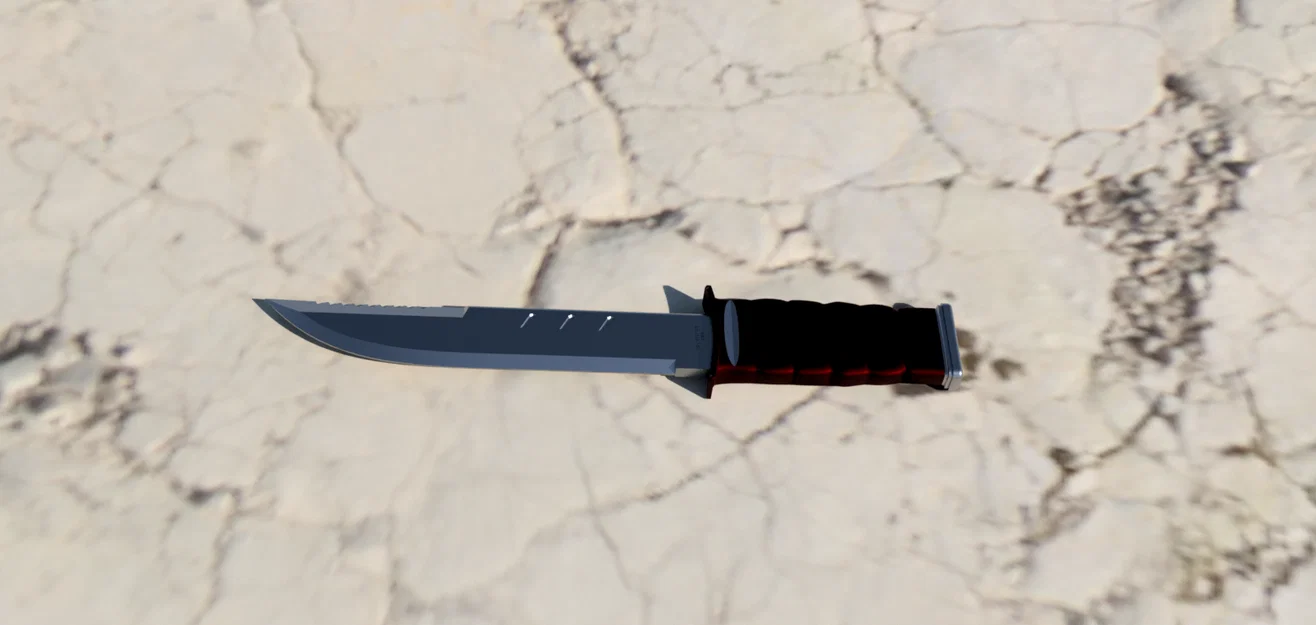 Mô hình dao chiến thuật Dummy Knife in 3D đẹp mắt - Image 3