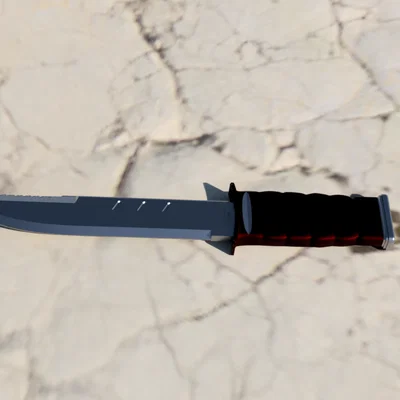 Mô hình dao chiến thuật Dummy Knife in 3D đẹp mắt