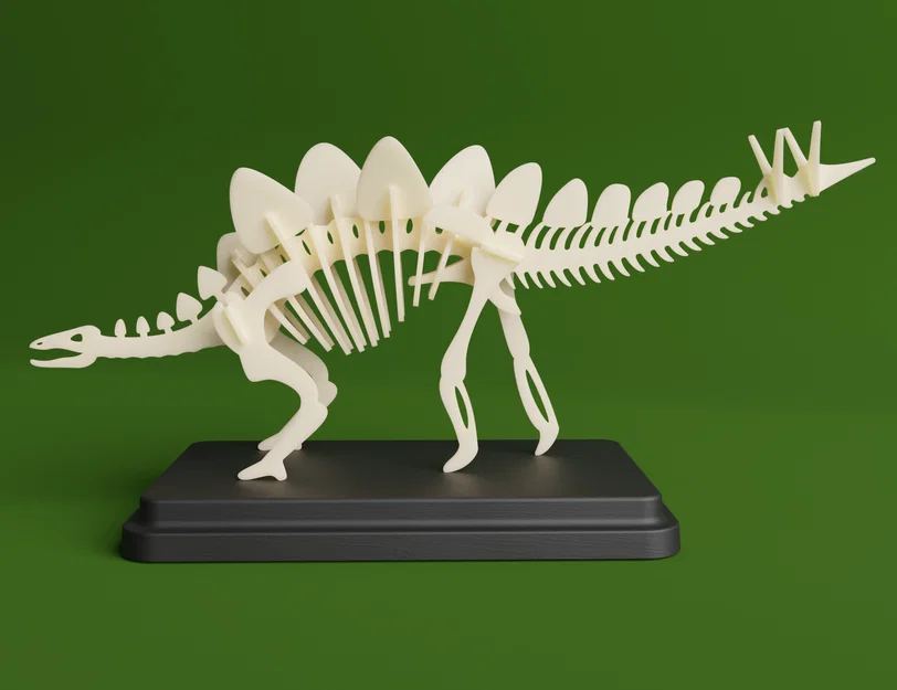 Bộ Kit Card Xương Stegosaurus (Stegosaurus Skeleton Kit Card) - Image 2