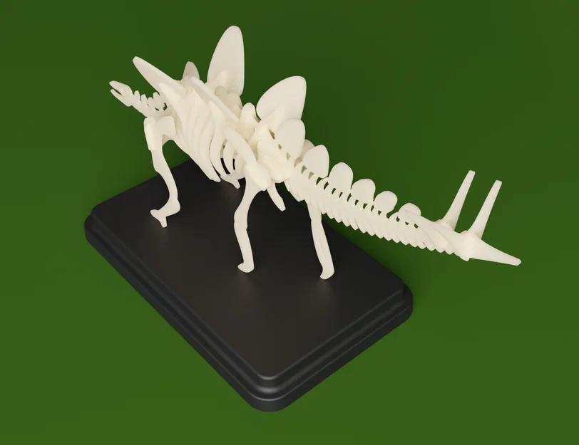 Bộ Kit Card Xương Stegosaurus (Stegosaurus Skeleton Kit Card) - Image 3