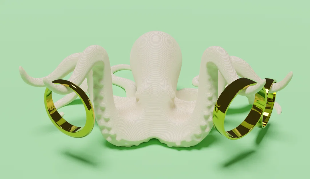 Bạch tuộc giữ nhẫn (Octopus ring holder) - Image 3