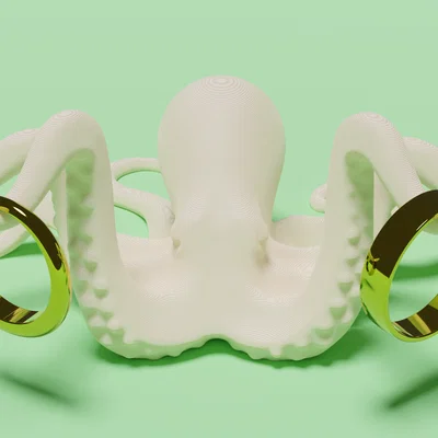Bạch tuộc giữ nhẫn (Octopus ring holder)