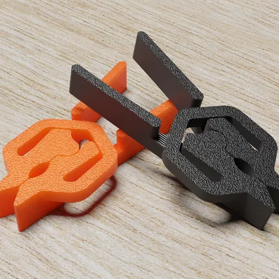 Kẹp quần áo in liền khối (Print in place Clothespin/Clamp)