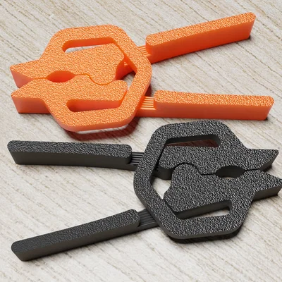 Kẹp quần áo in liền khối (Print in place Clothespin/Clamp)